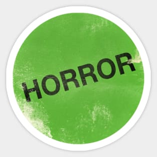 80's Horror rules! Sticker